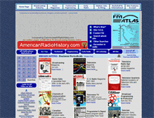 Tablet Screenshot of americanradiohistory.com